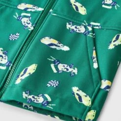 Toddler Boys' Full Zip Racecar Softshell Jacket - Cat & Jack™ Green -CAT & JACK Shop GUEST 008f199c 728c 48b9 bfab e3d3bd3e528a