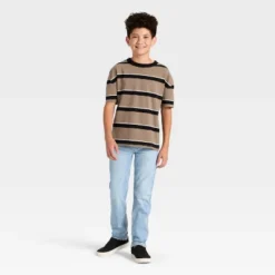 Boys' Short Sleeve Striped Oversized T-Shirt - Cat & Jack™ -CAT & JACK Shop GUEST 00b045c2 91be 4550 afe6 4626b7207229