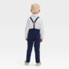 Toddler Boys' Long Sleeve Button-Down Shirt And Suspender Pants Set - Cat & Jack™ White -CAT & JACK Shop GUEST 012dd9c2 d00b 4772 a28f ce8abaa80dea