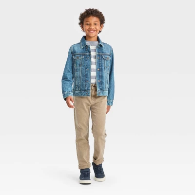 Boys' Long Sleeve Jacket - Cat & Jack™ Medium Wash 2 Boys' Long Sleeve Jacket - Cat & Jack™ Medium Wash - Image 2