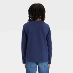 Boys' Long Sleeve 'Unstoppable' Graphic T-Shirt - Cat & Jack™ Navy Blue -CAT & JACK Shop GUEST 07fee432 70e5 4cf0 9da2 7accb2fd76e3