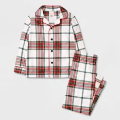 Toddler Plaid Coat Pajama Set - Cat & Jack™ Cream -CAT & JACK Shop GUEST 0ad445df 102a 41d8 b1a5 661cf832d780