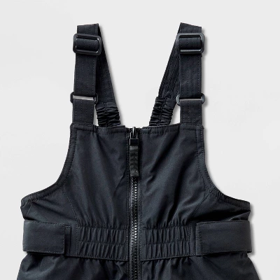 Toddler 2pk Snow Bib - Cat & Jack™ Black 2 Toddler 2pk Snow Bib - Cat & Jack™ Black - Image 2