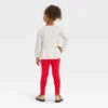 Toddler Girls' Christmas Tree Long Sleeve Top & Leggings Set - Cat & Jack™ Off-White