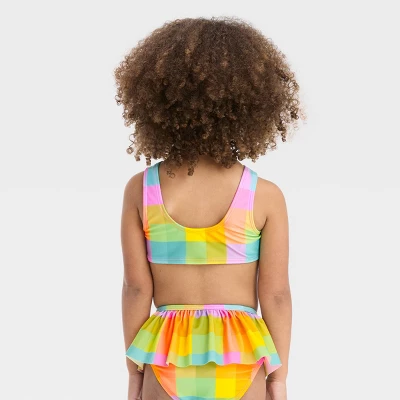 Toddler Girls' Plaid Bikini Set - Cat & Jack™ 2 Toddler Girls' Plaid Bikini Set - Cat & Jack™ - Image 2