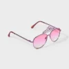 Girls' Crown Aviator Sunglasses - Cat & Jack™ Metallic Pink: UV Protection, Adjustable Nose Pads -CAT & JACK Shop GUEST 0ed1a95c 4dcf 4d2a 85a8 c232c6615642