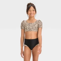 Girls' Leopard Spot Printed Bikini Set - Cat & Jack™ Beige -CAT & JACK Shop GUEST 0f2af88f 1fc1 46fc 9ad7 09a2de7bb212