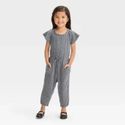 Toddler Girls' Short Sleeve Jumpsuit - Cat & Jack™ -CAT & JACK Shop GUEST 11bb353b b2c5 46d5 90f7 f7a27bf36c0c
