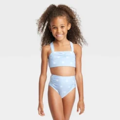 Girls' Polka Dots One Piece Swimwear Set - Cat & Jack™ Light Blue -CAT & JACK Shop GUEST 180a761d f419 4315 a049 28da89fc4701