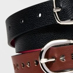 Kids' 2pk Belt Set - Cat & Jack™ Black/Brown -CAT & JACK Shop GUEST 1a2f7181 674d 4e89 bd98 d8c61922eaad