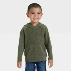 Toddler Boys' Waffle Hooded Sweater - Cat & Jack™ Olive Green -CAT & JACK Shop GUEST 1f5213f8 20de 4938 9af0 88c258a17c28