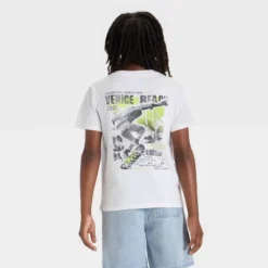 Boys' Short Sleeve 'Venice Beach' Graphic T-Shirt - Cat & Jack™ Off-White -CAT & JACK Shop GUEST 20f6919d a30a 4079 907e e82ea4079aab