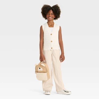 Girls' Button-Front Sweater Vest - Cat & Jack™ 2 Girls' Button-Front Sweater Vest - Cat & Jack™ - Image 2