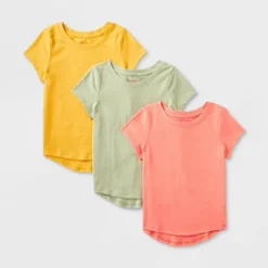 Toddler Girls' 3pk Solid Shirt Set - Cat & Jack™ Orange/Amber Yellow/Olive Green 5 Toddler Girls' 3pk Solid Shirt Set - Cat & Jack™ Orange/Amber Yellow/Olive Green -CAT & JACK Shop GUEST 24142607 2ff0 4f39 b6d5 56c86ba5ed88