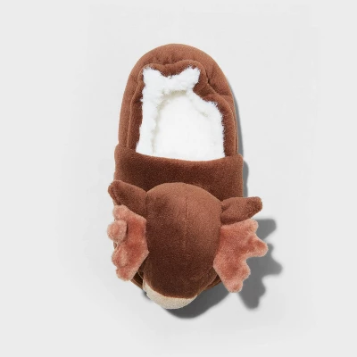 Toddler Boys' Mo Moose Slippers - Cat & Jack™ Brown 2 Toddler Boys' Mo Moose Slippers - Cat & Jack™ Brown - Image 2