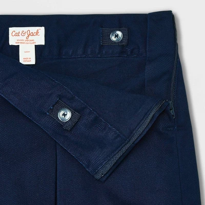 Girls' 2pk Uniform Pleated Twill Skorts - Cat & Jack™ 2 Girls' 2pk Uniform Pleated Twill Skorts - Cat & Jack™ - Image 2
