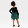 Toddler Girls' Checkered Dress - Cat & Jack™ Green