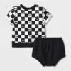 Baby 2pc Checkered Sweatshirt & Bottom Set - Cat & Jack™ Black -CAT & JACK Shop GUEST 2c620df8 434b 4cd4 970f 0f376c034851