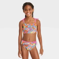Girls' 2pc Flower Child Bikini Set - Cat & Jack™ Pink -CAT & JACK Shop GUEST 2cdb14bf fdcf 45f3 8a05 477c44d3f2a7