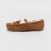 Toddler Girls' Celina Moccasin Slippers - Cat & Jack™ Chestnut