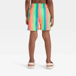 Toddler Boys' Striped Swim Shorts - Cat & Jack™