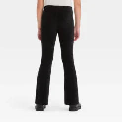 Girls' Cozy Ribbed Velour Flare Pants - Cat & Jack™