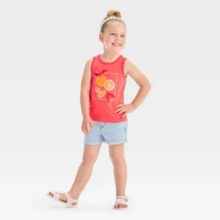 Toddler Girls' 'Oranges' Graphic Tank Top - Shirt - Cat & Jack™ Coral Orange 5 Toddler Girls' 'Oranges' Graphic Tank Top - Shirt - Cat & Jack™ Coral Orange -CAT & JACK Shop GUEST 31e8494b e8e5 4010 8c00 832de4b9f935