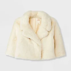 Baby Girls' Solid Faux Fur Jacket - Cat & Jack™ Off-White 5 Baby Girls' Solid Faux Fur Jacket - Cat & Jack™ Off-White -CAT & JACK Shop GUEST 3202ca53 3f4e 434f 9342 d2f4c479692d