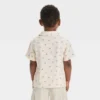 Toddler Boys' Short Sleeve 4th Of July Food Button Down Shirt - Cat & Jack™ Cream -CAT & JACK Shop GUEST 3579953a ab88 4ef4 b241 fdde09dda3db