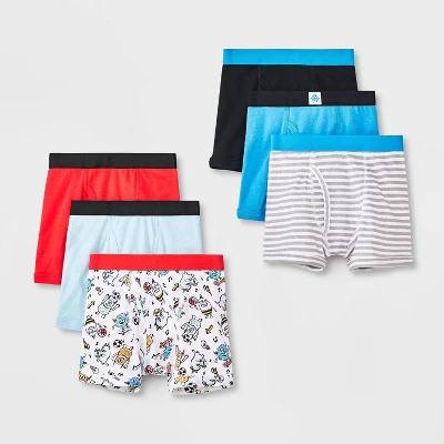 Toddler Boys' 6pk 'Monsters' Boxer Briefs - Cat & Jack™ 4 Toddler Boys' 6pk 'Monsters' Boxer Briefs - Cat & Jack™ - Image 4