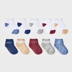Toddler Boys' 10pk Dino Striped Ankle Socks - Cat & Jack™ 7 Toddler Boys' 10pk Dino Striped Ankle Socks - Cat & Jack™ -CAT & JACK Shop GUEST 3809fa3c 6057 4b8e 80a3 79b85d9da2bd