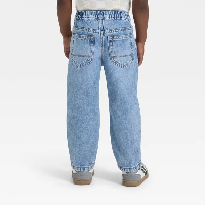 Toddler Boys' Relaxed Fit Snap Denim Pants - Cat & Jack™ 1 Toddler Boys' Relaxed Fit Snap Denim Pants - Cat & Jack™