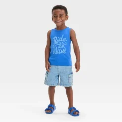 Toddler Boys' Short Sleeve Ride The Wave Tank Top - Cat & Jack™ Blue 6 Toddler Boys' Short Sleeve Ride The Wave Tank Top - Cat & Jack™ Blue -CAT & JACK Shop GUEST 3c2706be 9925 42cf ae9a 901076b5fe53
