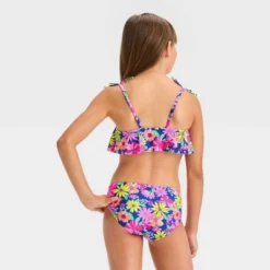 Girls' 'Summer Blossom' Floral Printed Bikini Set - Cat & Jack™ -CAT & JACK Shop GUEST 3c989887 03c3 4e86 a0b3 1bf6b66b088e