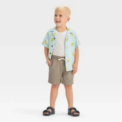 Toddler Boys' Chambray Solid Pull-On Shorts - Cat & Jack™ -CAT & JACK Shop GUEST 3db9c773 8435 4721 ae63 e6679866776b
