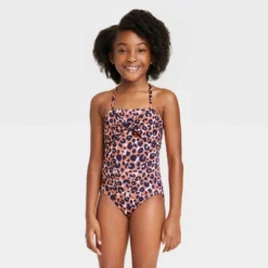 Girls' Cheetah In Hiding One Piece Swimsuit - Cat & Jack™ Blue -CAT & JACK Shop GUEST 3e0aa3c8 b030 4419 84c0 9e293c0b49a7