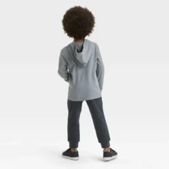 Toddler Boys' Halloween Fleece Long Sleeve Top And Jogger Pants Set - Cat & Jack™ Gray