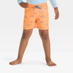 Toddler Boys' Water Reactive Shark Swim Shorts - Cat & Jack™ Orange -CAT & JACK Shop GUEST 40f14bc0 e33a 48db 8e3e df0016e4ad27