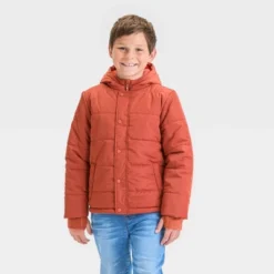 Boys' Solid Puffer Jacket - Cat & Jack™ 5 Boys' Solid Puffer Jacket - Cat & Jack™ -CAT & JACK Shop GUEST 417f233f 2def 42ca 859a 75a3dab3084f