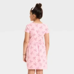 Girls' Short Sleeve Knit Dress - Cat & Jack™