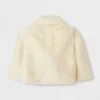 Baby Girls' Solid Faux Fur Jacket - Cat & Jack™ Off-White -CAT & JACK Shop GUEST 42821d9d 1ad4 44a1 be80 5911c5710e8c