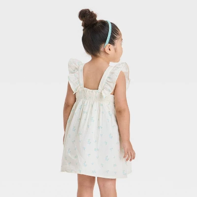 Toddler Girls' Smocked Gauze Dress - Cat & Jack™ 1 Toddler Girls' Smocked Gauze Dress - Cat & Jack™