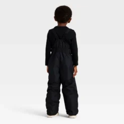 Toddler Solid Snow Bib - Cat & Jack™ Black