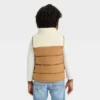 Toddler Boys' Dressy Faux Shearling Puffer Vest - Cat & Jack™ Brown -CAT & JACK Shop GUEST 49eeea8f e655 46fb 80e4 b1687c962e99