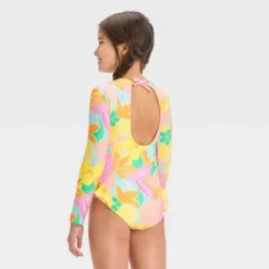 Girls' 'Tropic Darling' Floral Printed One Piece Rash Guard - Cat & Jack™ -CAT & JACK Shop GUEST 4bfa6be3 3682 4ad4 9c38 d7167112e454