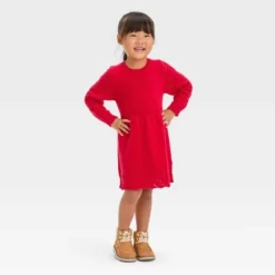 Toddler Girls' Crewneck Sweater Dress - Cat & Jack™ -CAT & JACK Shop GUEST 4d371583 82ef 427f 9b87 67d7a94141d0