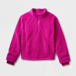 Kids' Adaptive Mock Neck Light Weight Fleece Jacket - Cat & Jack™ -CAT & JACK Shop GUEST 4dc28a08 a64f 4a69 a5cc 1b42206521ed