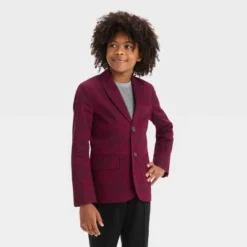 Boys' Plaid Blazer - Cat & Jack™ Red -CAT & JACK Shop GUEST 4dc4c3da f7bb 4697 a4b0 607d0f082a89
