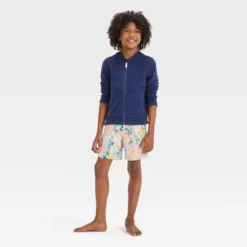 Boys' Solid Zip-Up Cover Up Top - Cat & Jack™ Blue -CAT & JACK Shop GUEST 5480b38f 794e 423f be04 82627a189300