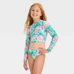 Girls' 'Poolside Remix' Tie-Dye Rash Guard Set - Cat & Jack™ -CAT & JACK Shop GUEST 56d0bbd3 d748 4929 a150 16d6791c5a64